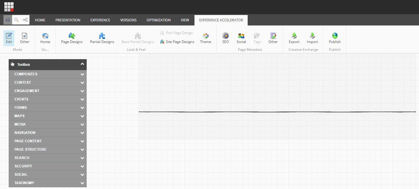 Sitecore SXA experience accelerator