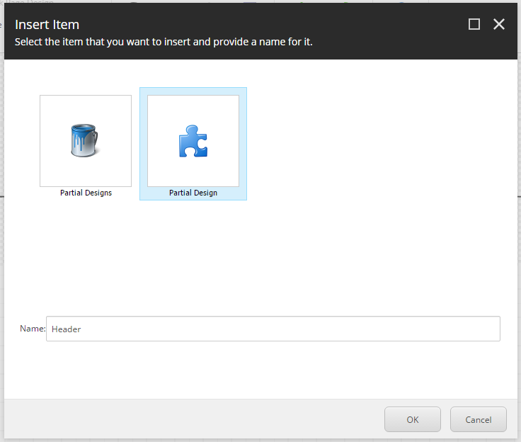 Sitecore SXA insert header wizard