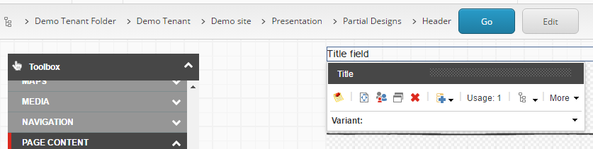 Sitecore SXA title properties
