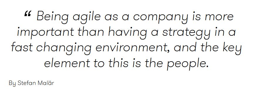 agile over strategy key is people