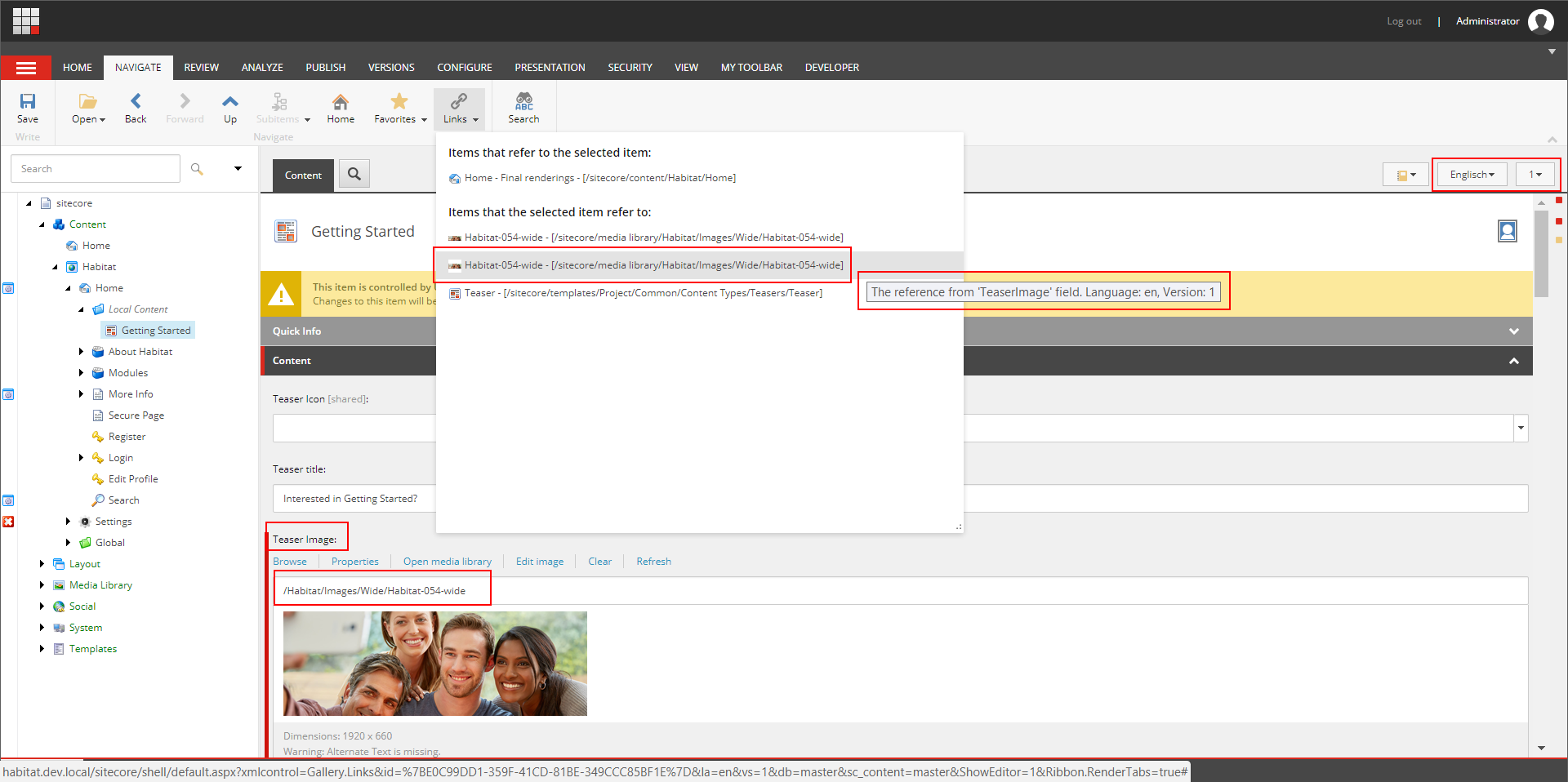 Links Hovering