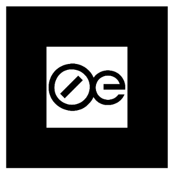 oddEVEN logo AR marker