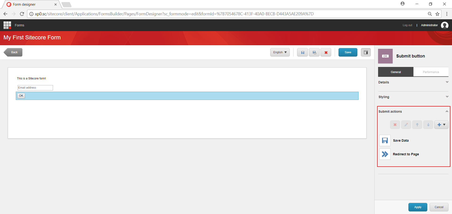 Submit Button