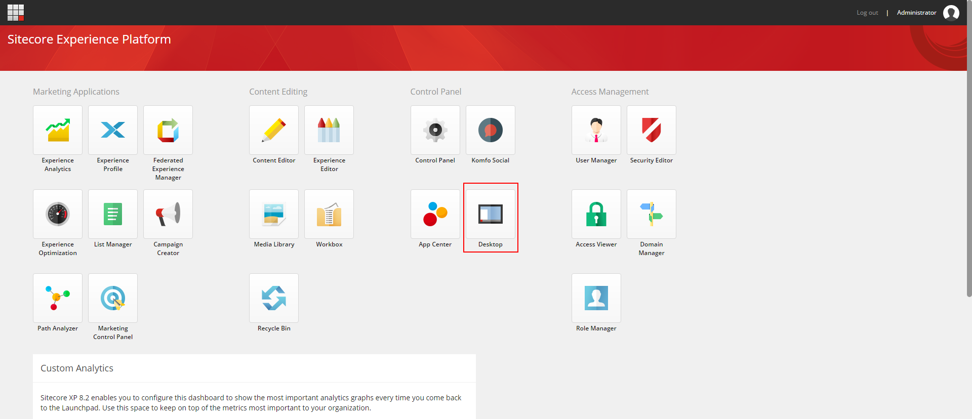 Start Desktop
